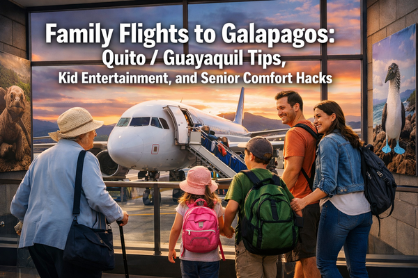 Family Flights to Galapagos: Quito/Guayaquil Tips, Kid Entertainment, and Senior Comfort Hacks